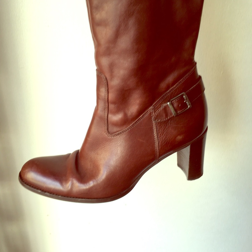 Italian leather boots bought in Europe.